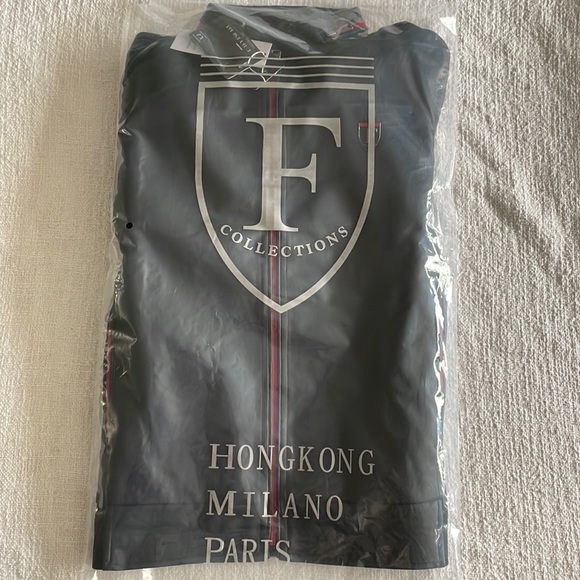 F Collections - BLACK - Made in ITALY 🇮🇹 - Vegan ‘Leather’ - Luxury Jacket - Picture 2 of 5